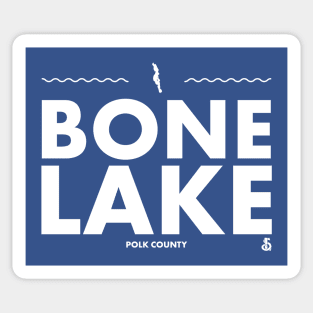 Polk County, Wisconsin - Bone Lake Sticker